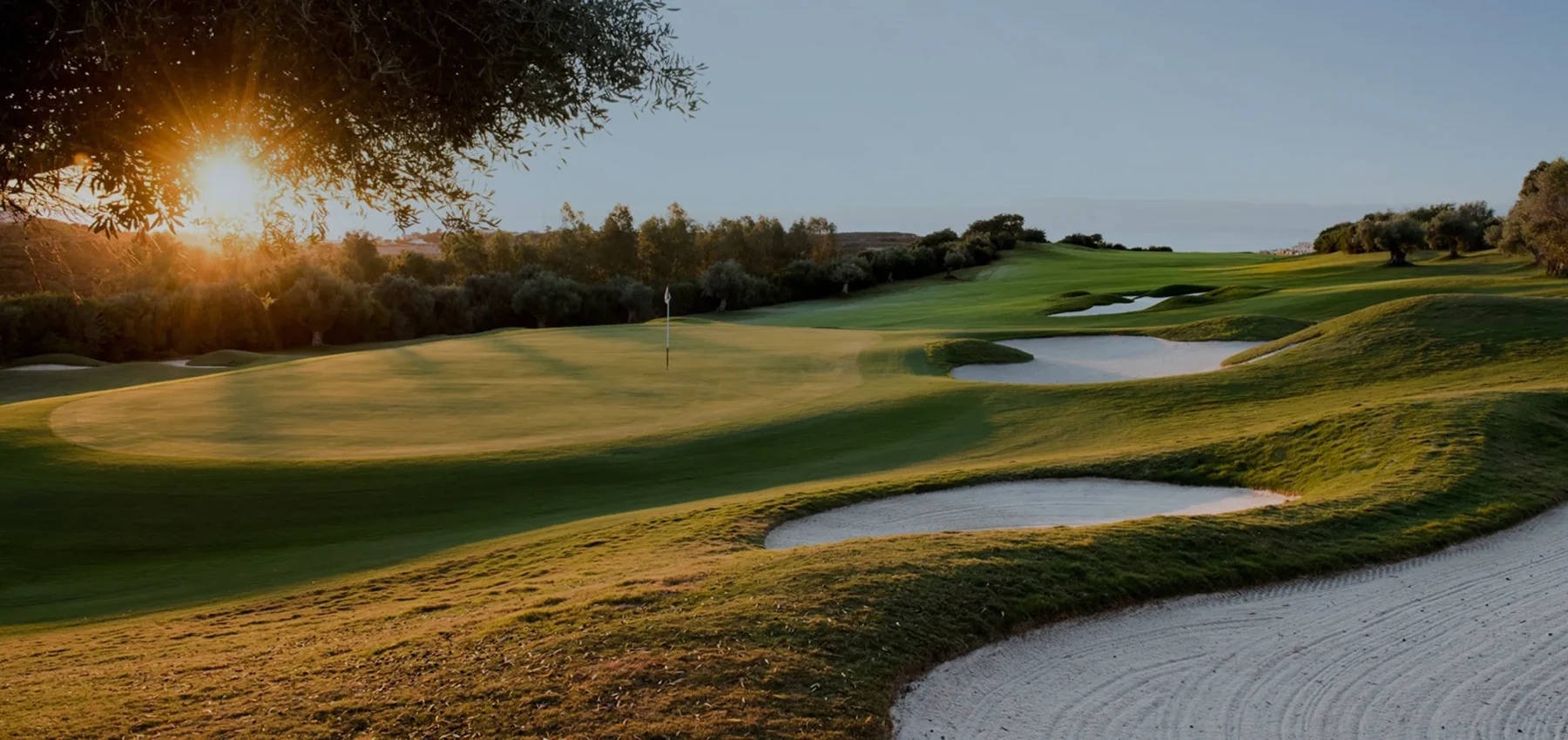 Golfbanan på Finca Cortesin