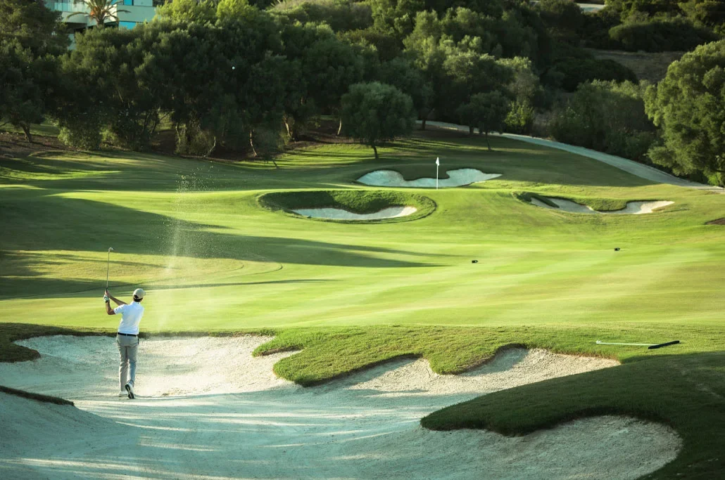 Golfmiljö vid La Reserva