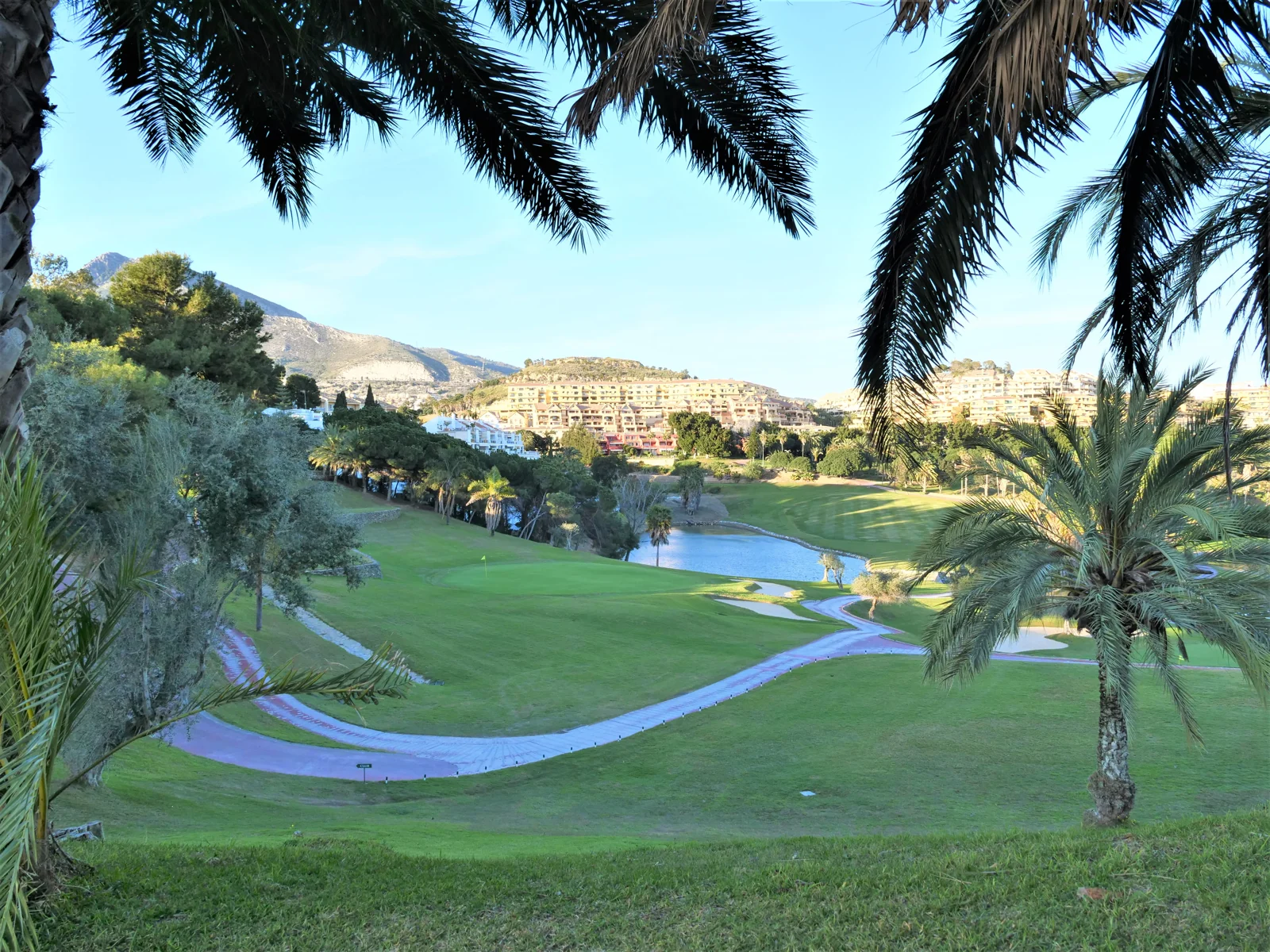 Golfmiljö vid Torrequebrada