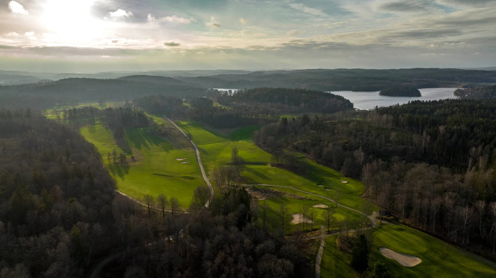 Golfvyer över Öijared Resort